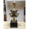 Large Gold Cup Golf Trophy with Star Topper