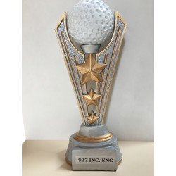 Golf Victory Series Resin Trophy