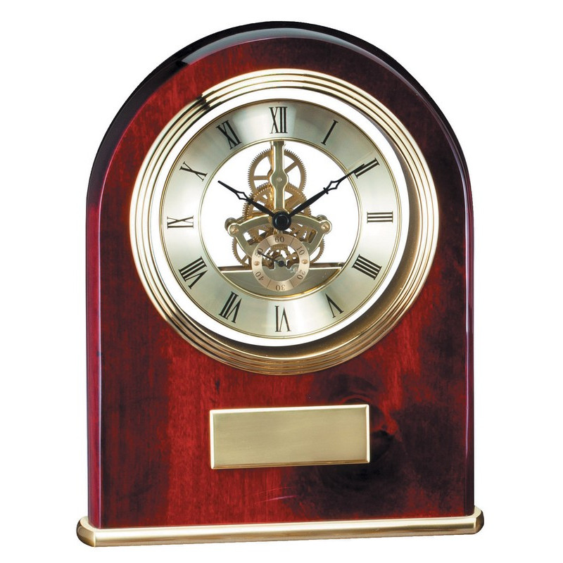 Large Dome Mantle Clock- Rosewood