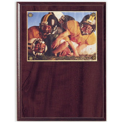 Slide-In Picture Plaque- Cherry Finish 9" x 12"