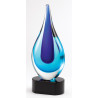 Blue- Hand Blown Art Glass Sculpture