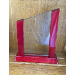 Glass Peak Award on Rosewood Base