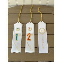 1st, 2nd, and 3rd Place Ribbons